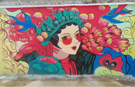 铜仁墙体彩绘-网红墙