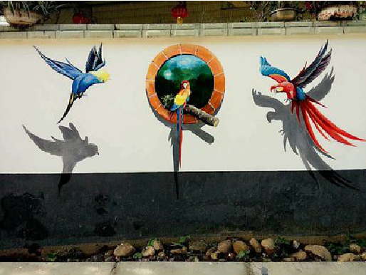 铜仁视觉错位-3D墙绘设计