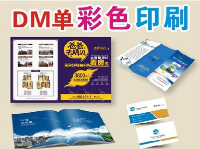 铜仁单页印刷，色彩搭配简单。