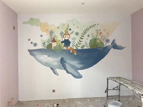 铜仁手绘墙的特点及优势。